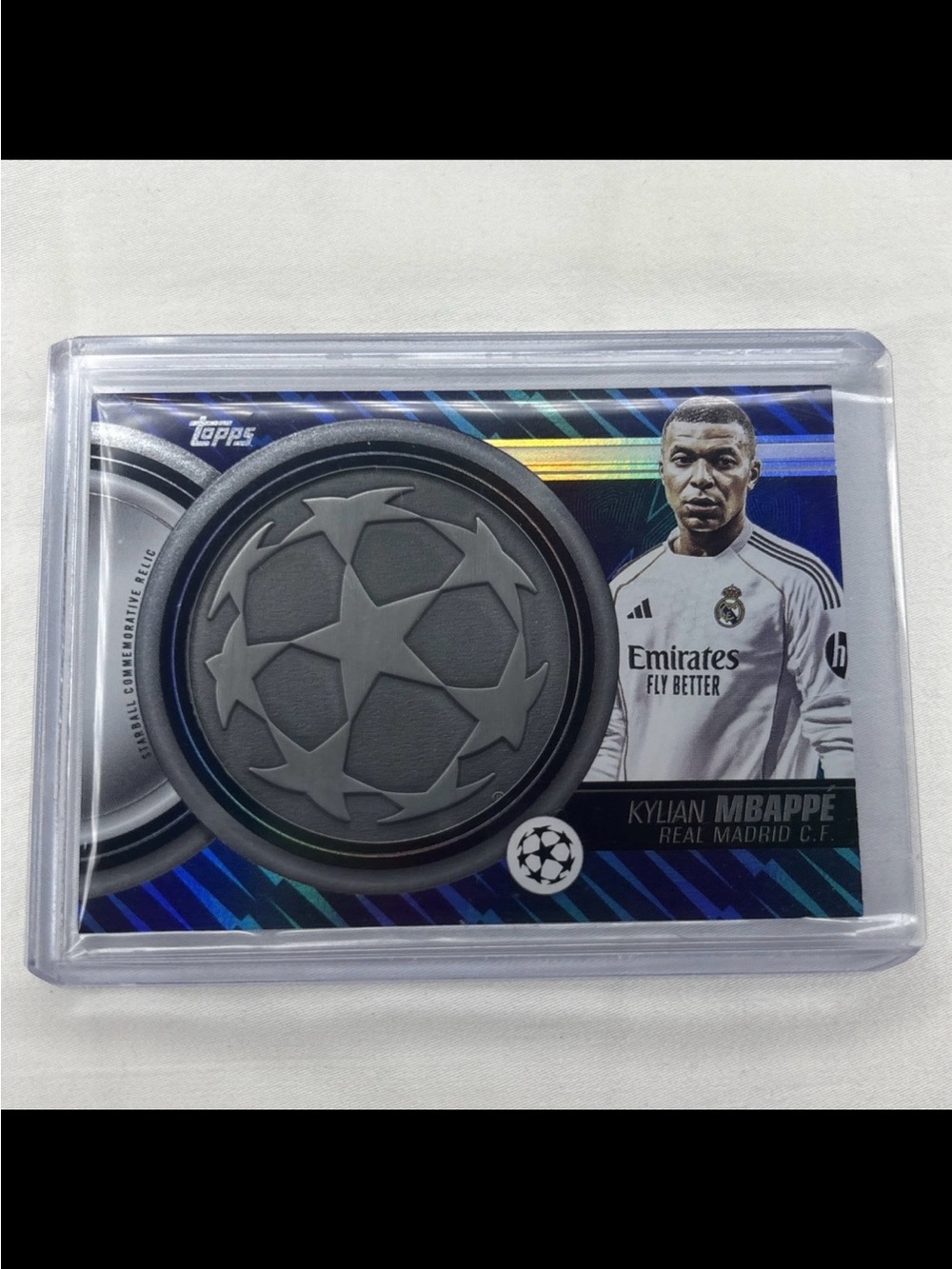 Topps 2025-26 UEFA Club Competitions Mbappé Starball Relic